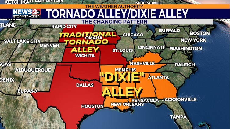 map of dixie alley